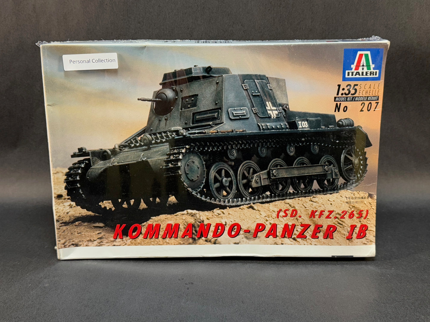 Italeri Model Kit 207 1:35 Scale Kommando-Panzer IB (Sd.Kfz.265)