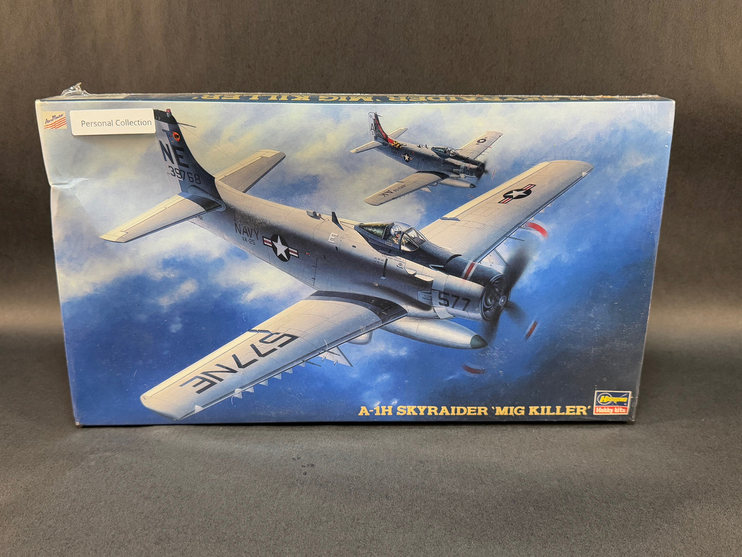 1998 Hasegawa Model Kit BP107 1:72 Scale A-1H Skyraider 'MiG Killer'