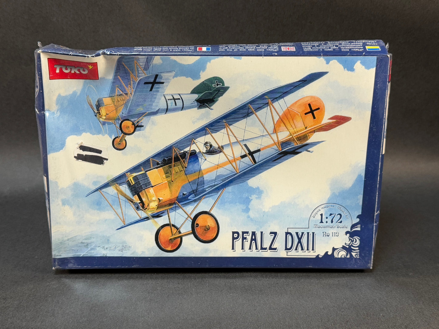 1997 Toko Model Kit 119 1:72 Scale PFALZ DXII