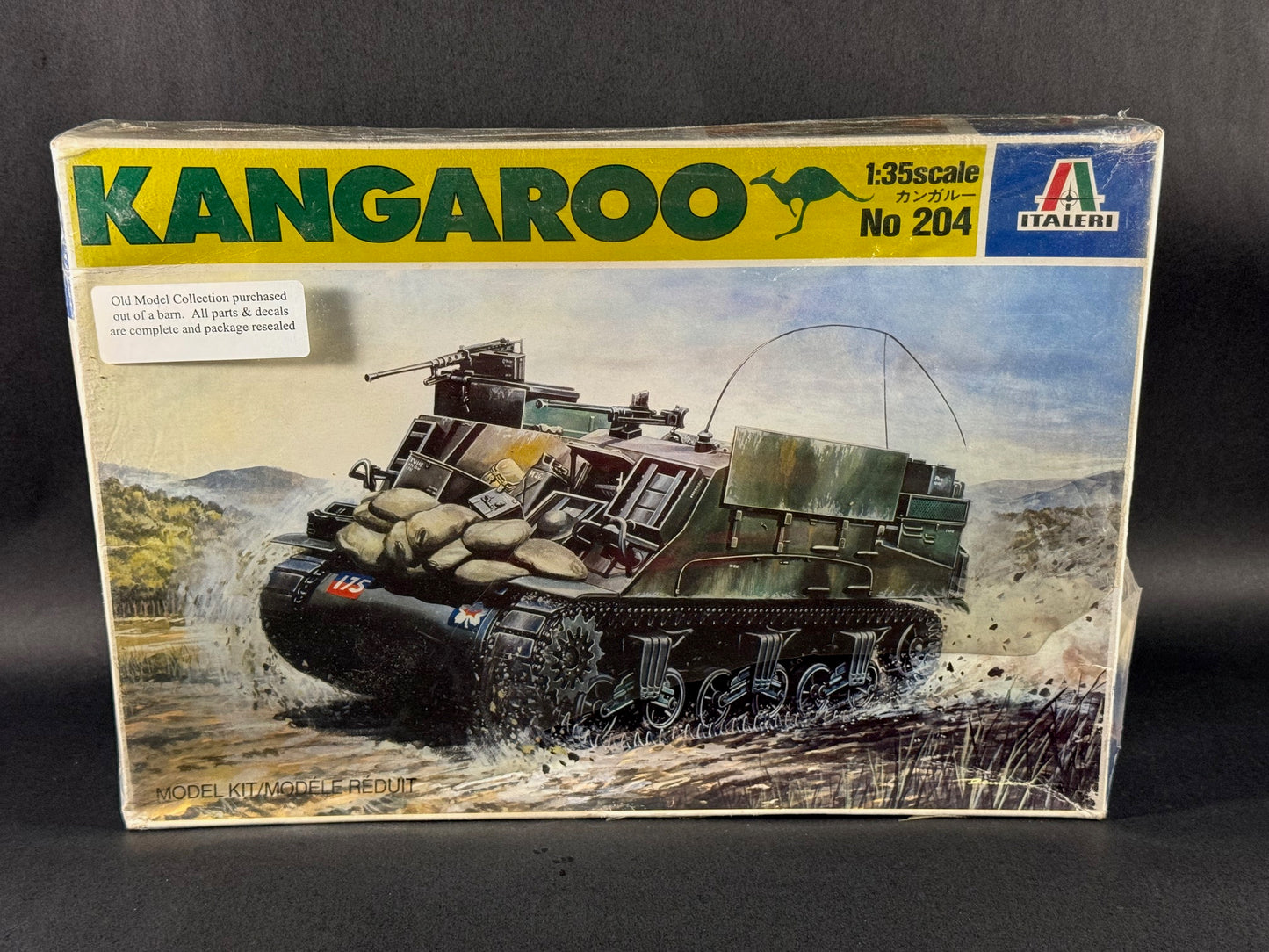 1979 Italeri Model Kit 204 1:35 Scale Kangaroo