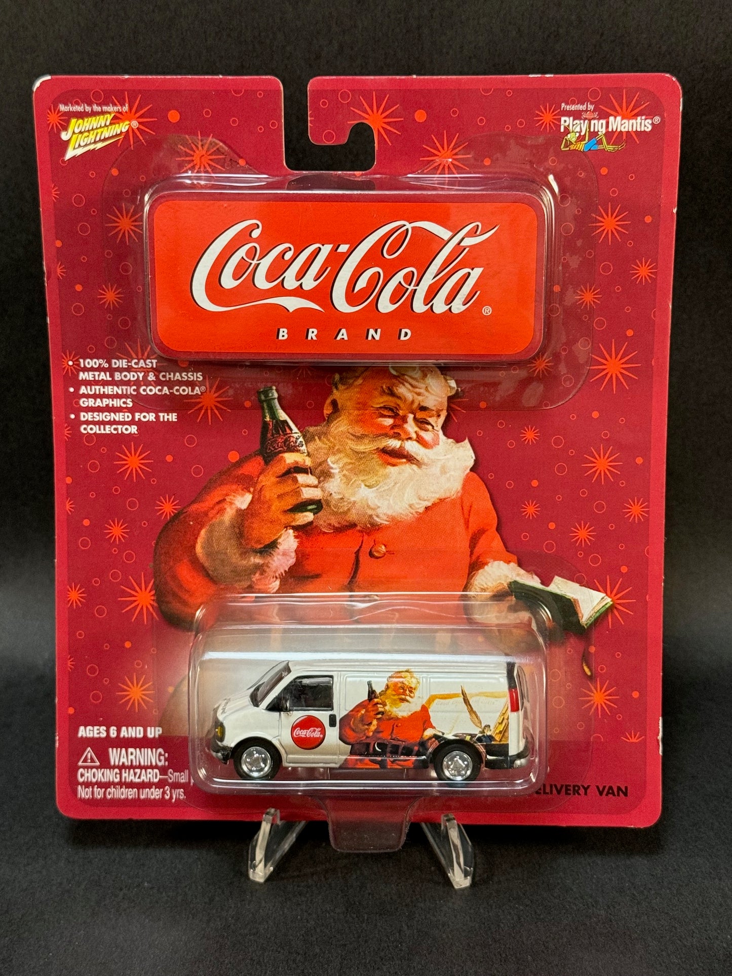 2003 Johnny Lightning Coca-Cola Brand GMC Delivery Van, White