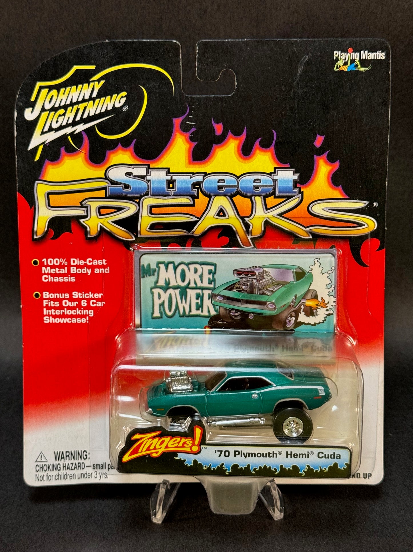 2003 Johnny Lightning Street Freaks Zingers! '70 Plymouth Hemi Cuda, Green