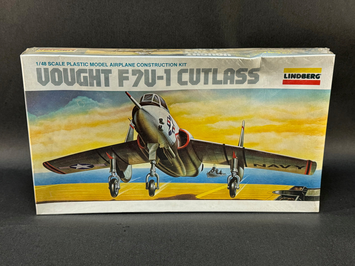1977 Lindberg Model Kit 2320 1:48 Scale Vought F7U-1 Cutlass