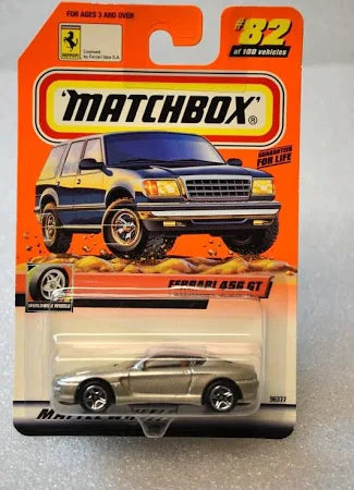 Matchbox 2000 Worldwide Wheels #82 Ferrari 456 GT, Silver