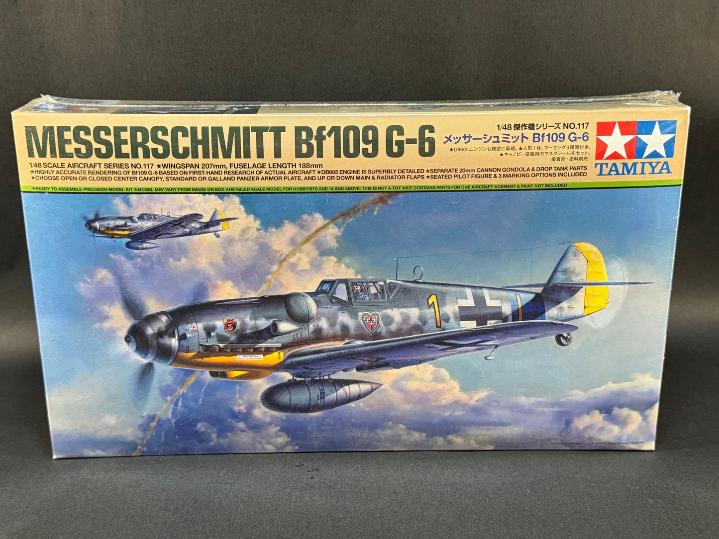 Tamiya Model Kit 61117 1:48 Scale Messerschmitt BF109 G-6