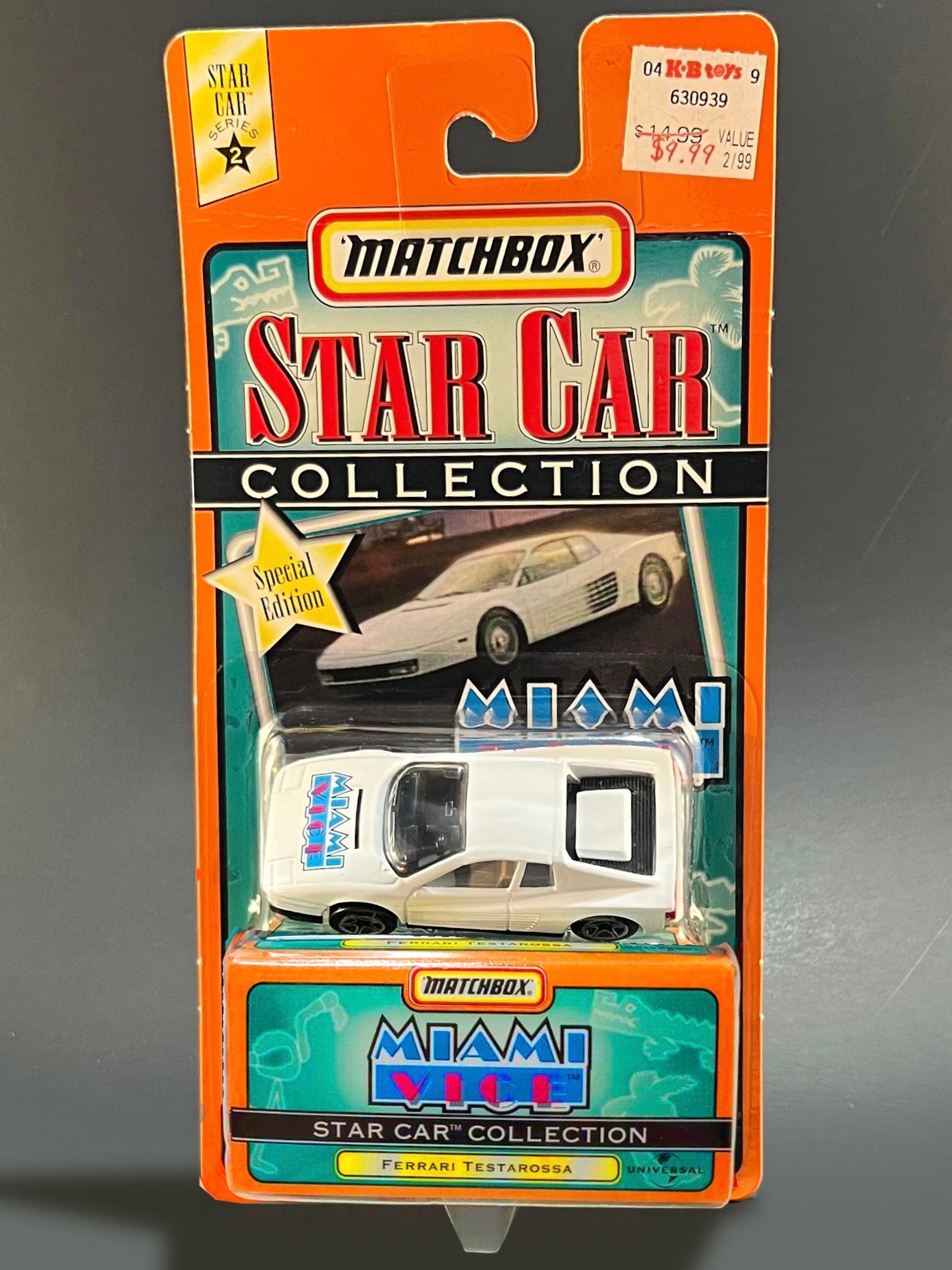 Matchbox Star Car Collection Series 2 Miami Vice Ferrari Testarossa