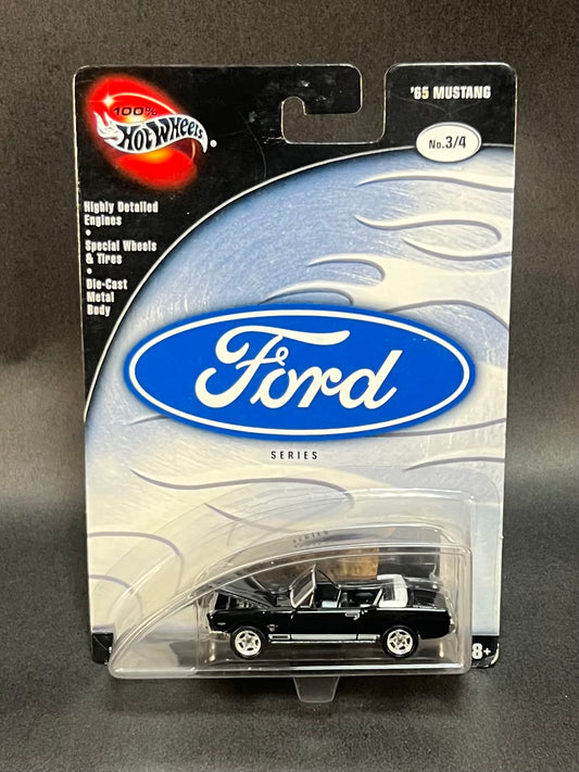 Hot Wheels 2002 Ford Series #3 '65 Mustang, Black