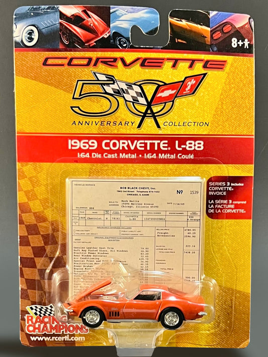 Racing Champions 1969 Corvette L-88 Orange