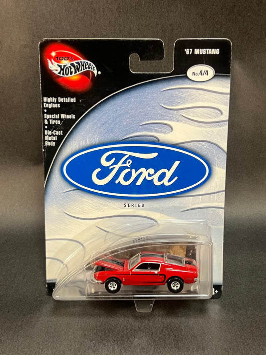 Hot Wheels 2002 Ford Series #4 '67 Mustang, Red