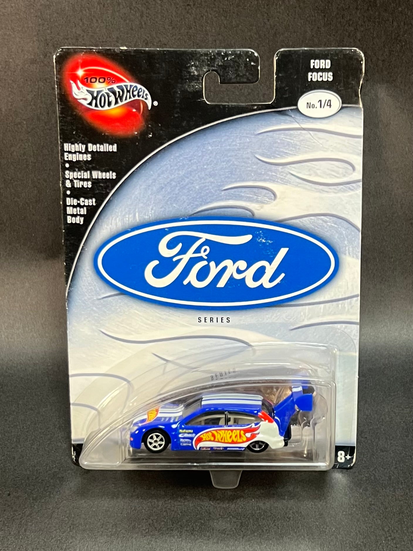 Hot Wheels 2002 Ford Series #1 Ford Focus, Blue