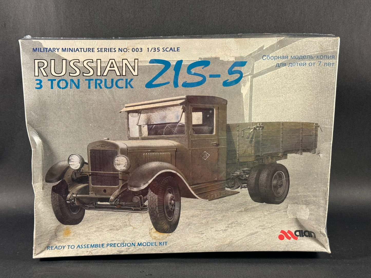 Alan Hobbies Model Kit 003 1:35 Scale Russian 21S-5 3 Ton Truck