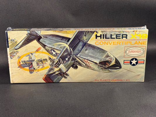 1963 Aurora Model Kit 146-100 1:70 Scale Hiller X18 Convertiplane