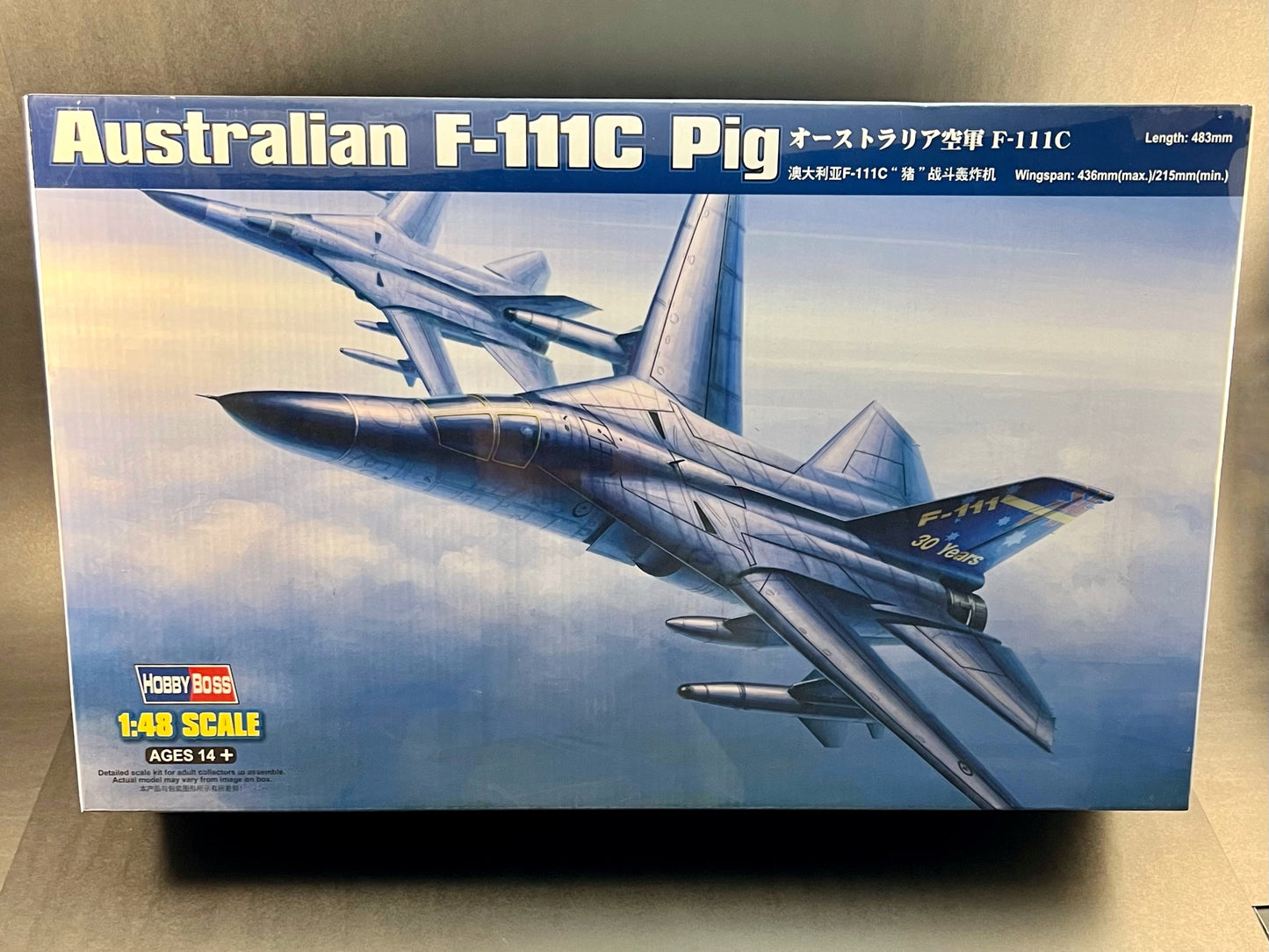 Hobby Boss Model Kit 80349 1:48 Scale Australian F-111C Pig