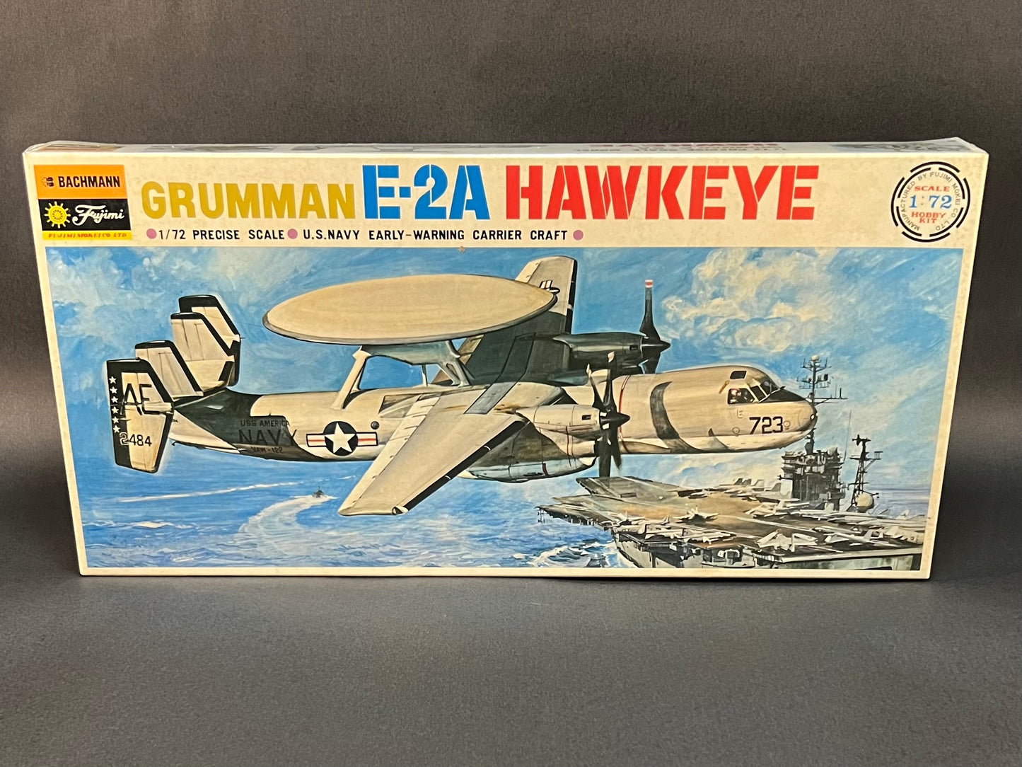 Bachmann Fujimi Model Kit 0715:400 1:72 Scale Grumman E-2A Hawkeye