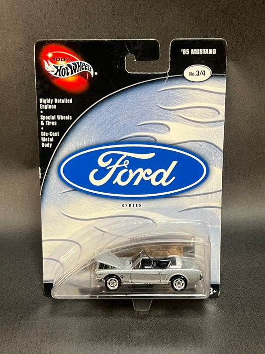 Hot Wheels 2002 Ford Series #3 '65 Mustang, Silver