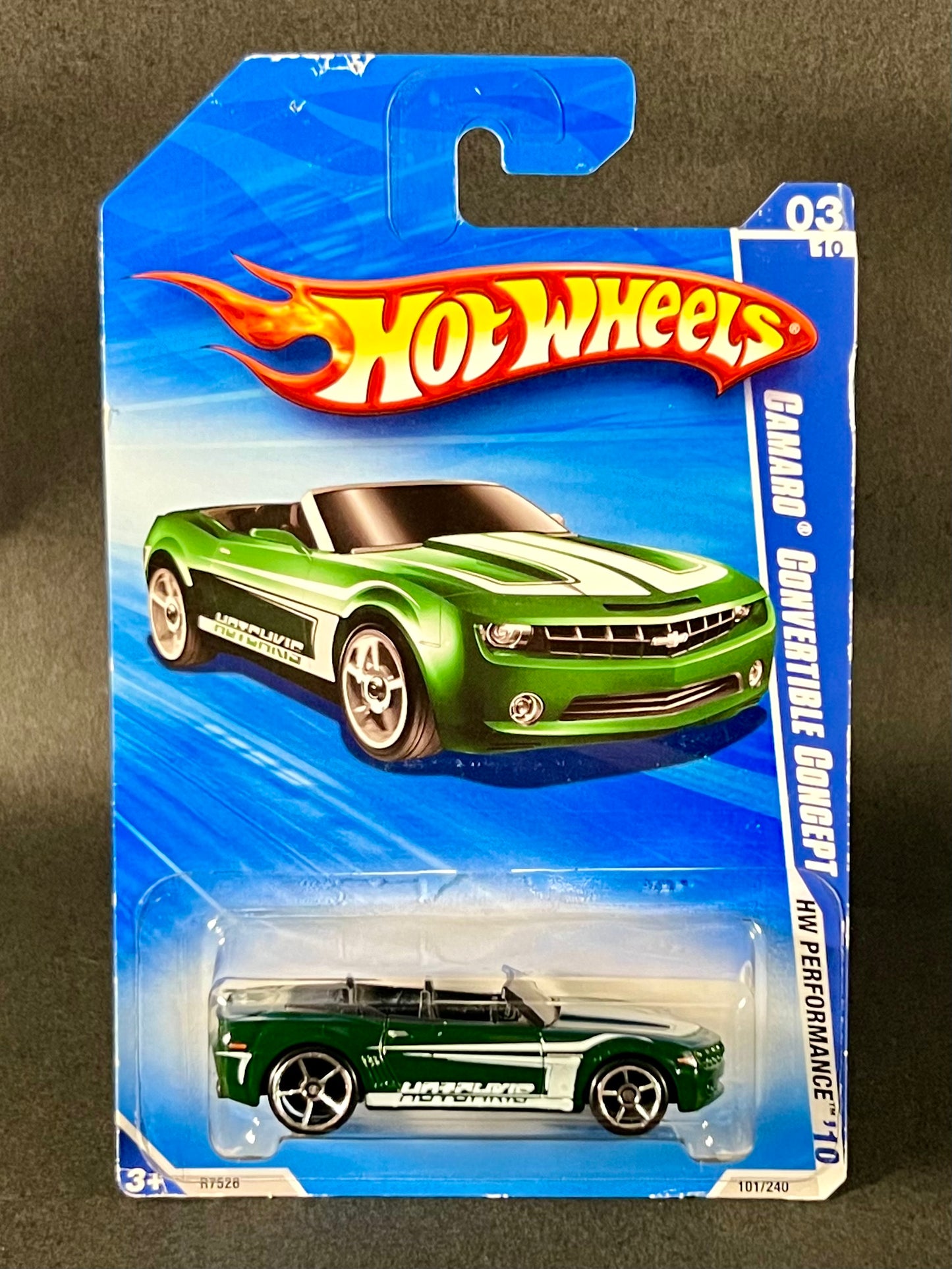 Hot Wheels HW Performance '10 03/10 Camaro Convertible Concept, Green