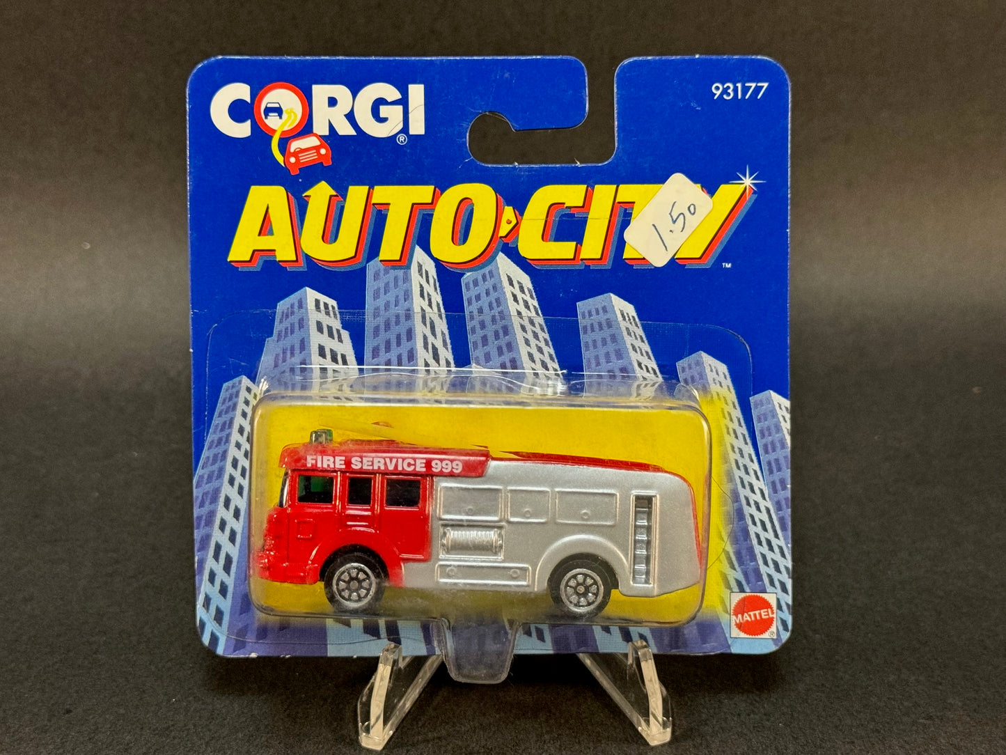 1993 Corgi Auto-City 93177 Fire Service 999 Truck, Red