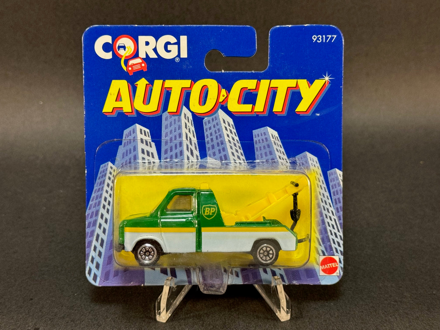 1993 Corgi Auto-City 93177 BP Tow Truck, Green and White