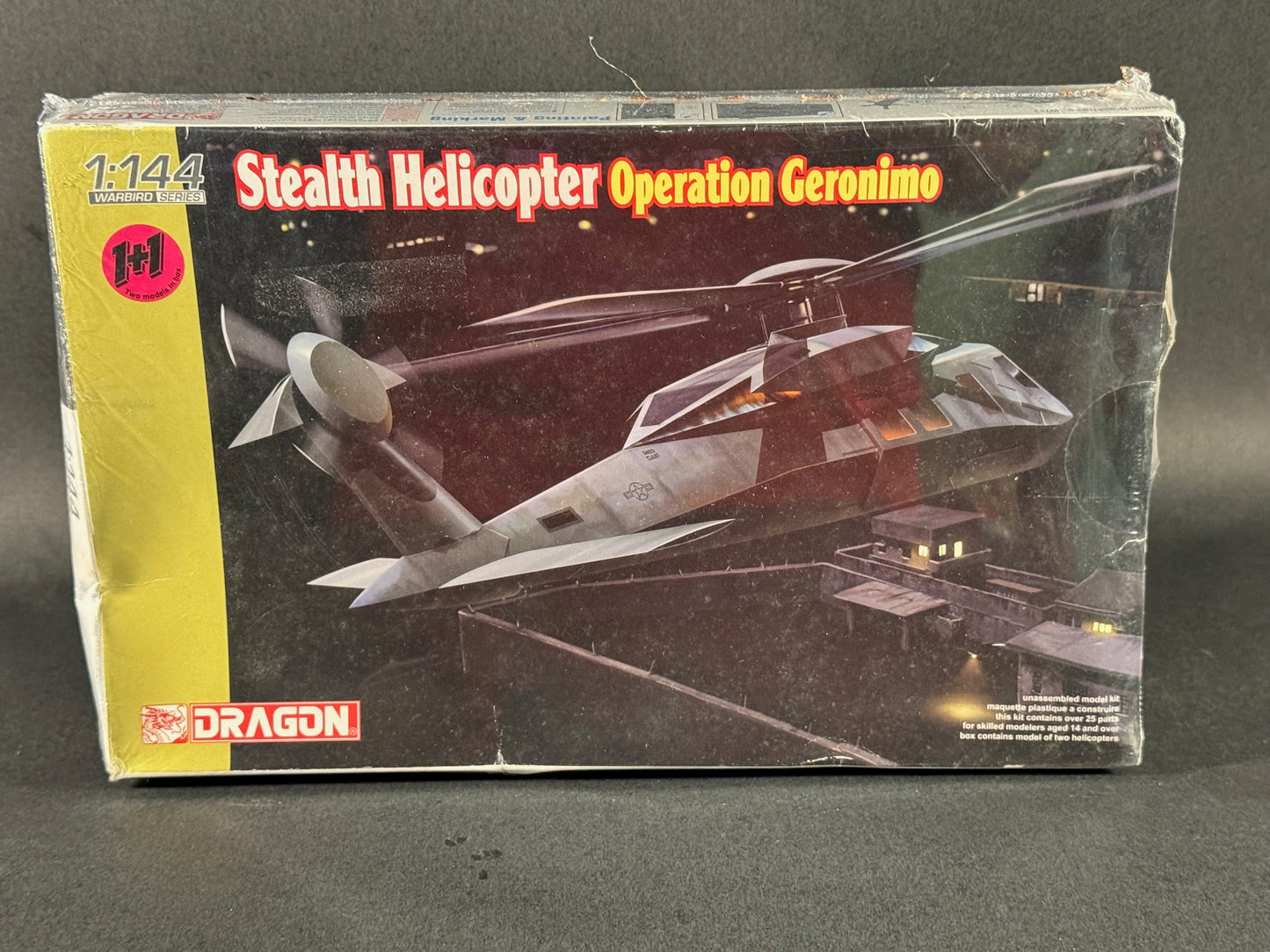 Dragon Models Kit 4628 1:144 Scale Stealth Helicopter Operation Geronimo