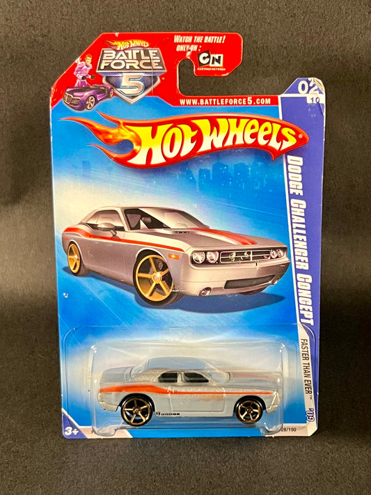 Hot Wheels 2009 Faster Than Ever '09 02/10 Dodge Challenger Concept, Silver