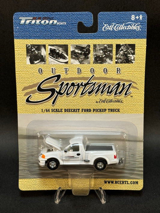 2001 ERTL Outdoor Sportsman Triton Boats Ford Pickup, White