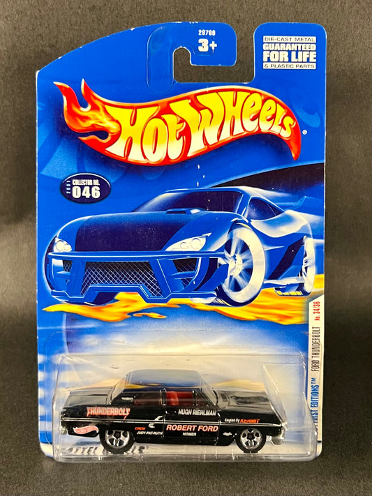 Hot Wheels 2001 First Editions #046 Ford Thunderbolt, Black