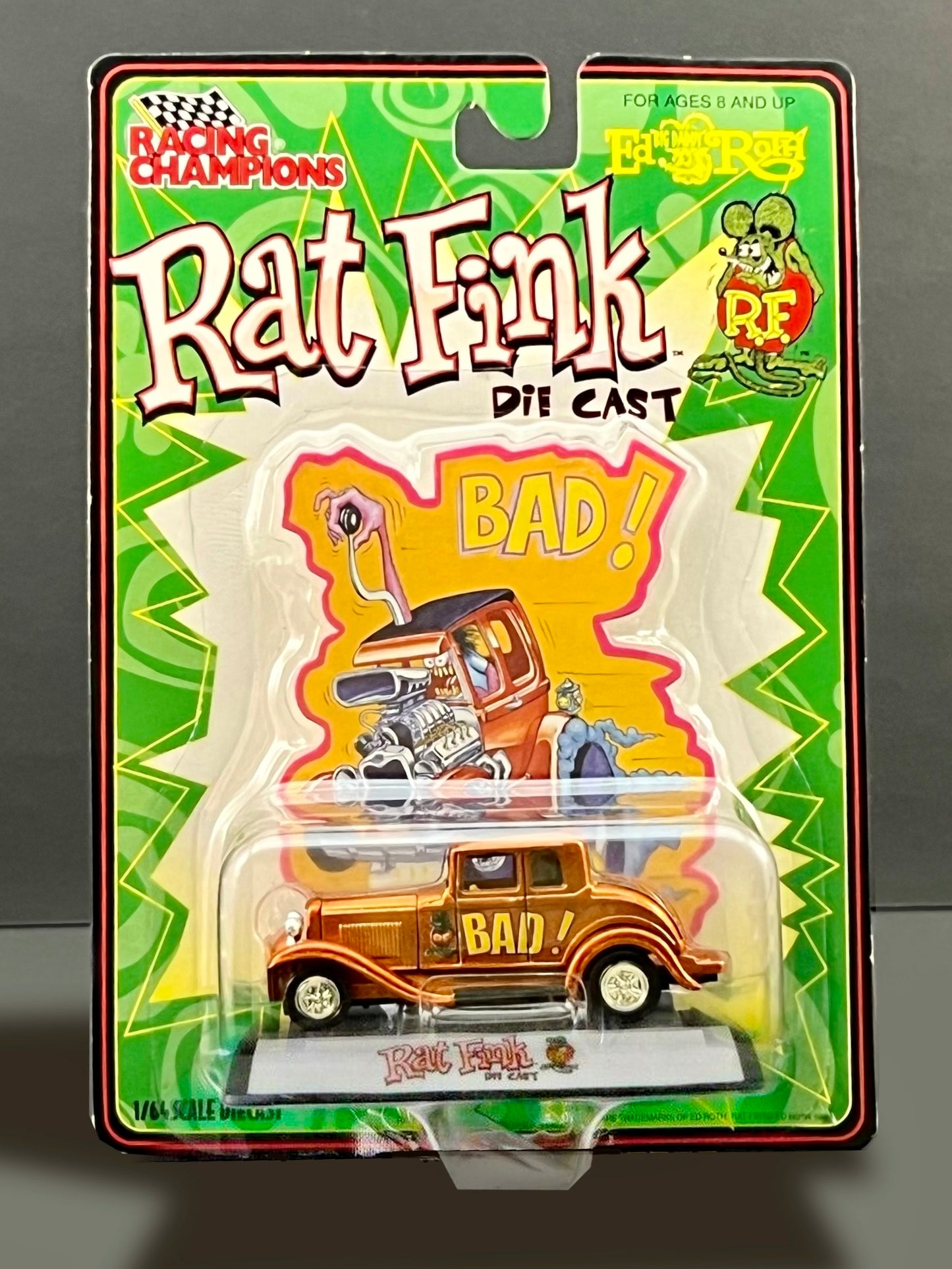 Racing Champions Rat Fink BAD! 1932 Ford Coupe