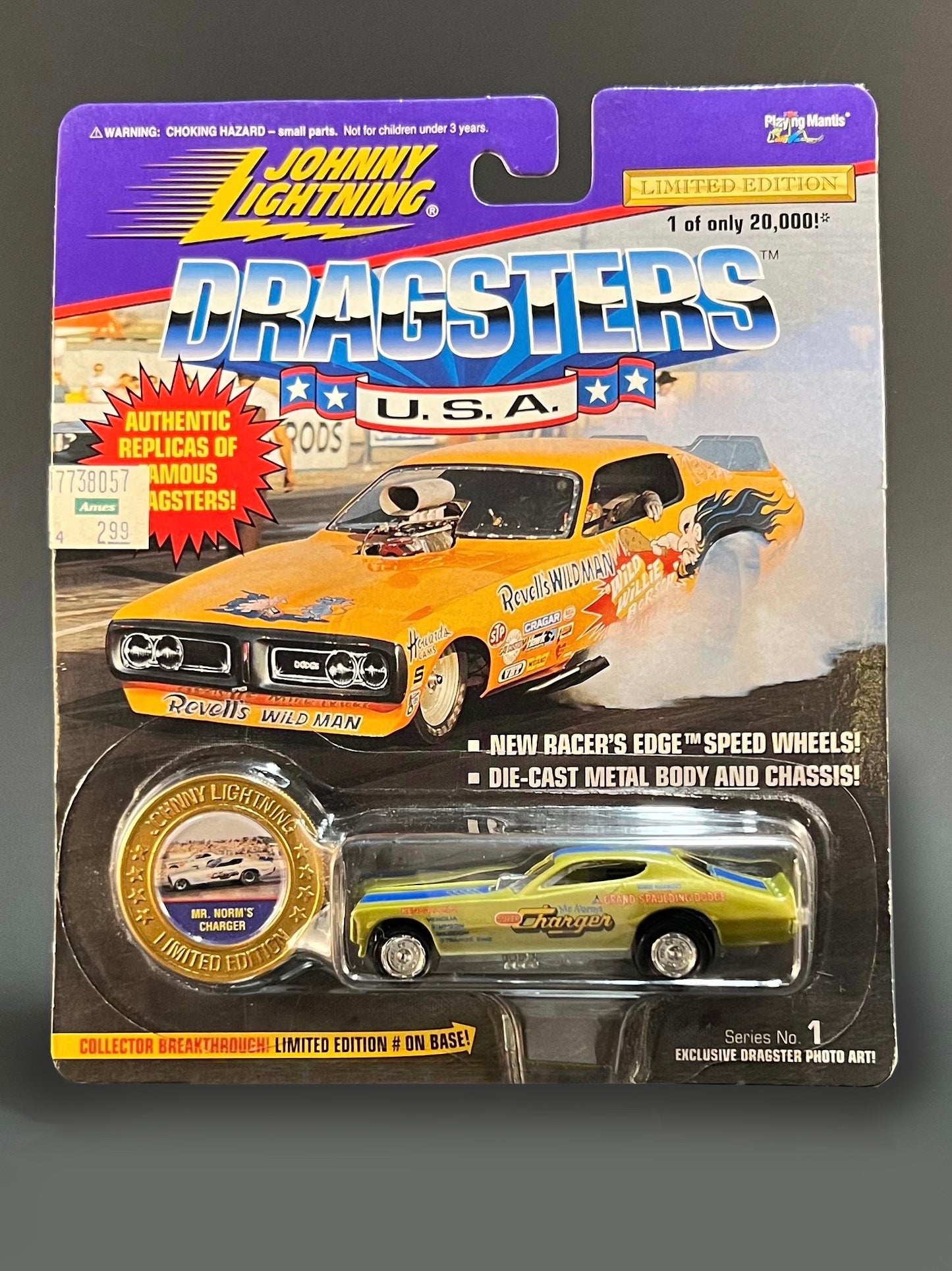 Johnny Lightning Dragsters USA Series 1 Mr. Norm's Charger