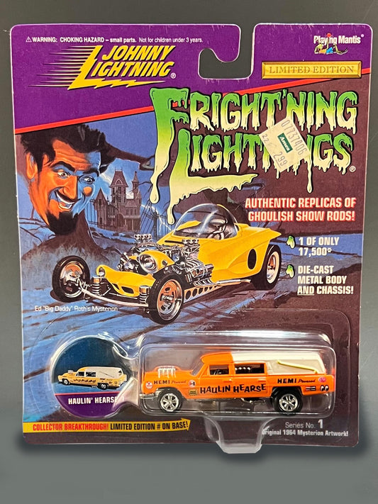 Johnny Lightning Fright'ning Lightnings Series 1 Haulin' Hearse, Orange