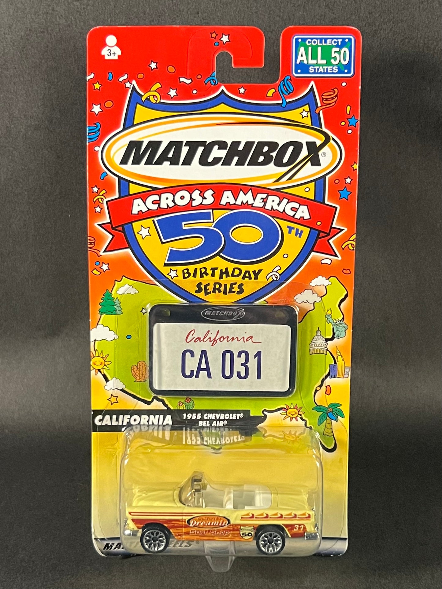 Matchbox Across America California 1955 Chevrolet Bel Air