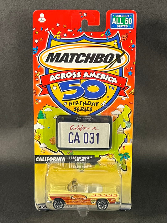 Matchbox Across America California 1955 Chevrolet Bel Air