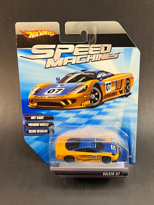 Hot Wheels 2009 Speed Machines Saleen S7, Yellow