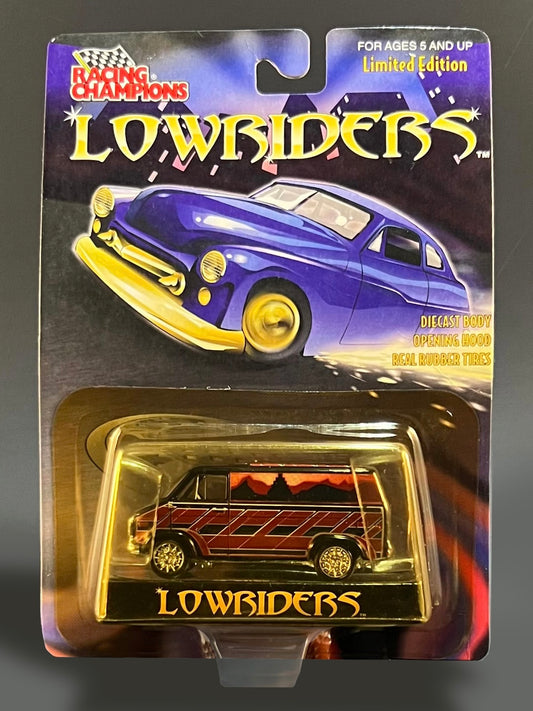 Racing Champions Lowriders '75 Chevy Van *Yellow Blister