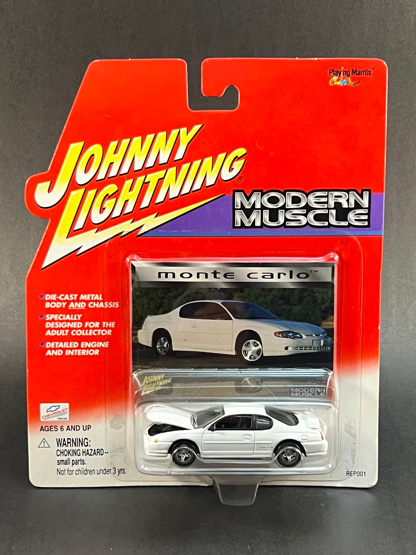 Johnny Lightning Modern Muscle Monte Carlo White 1:64