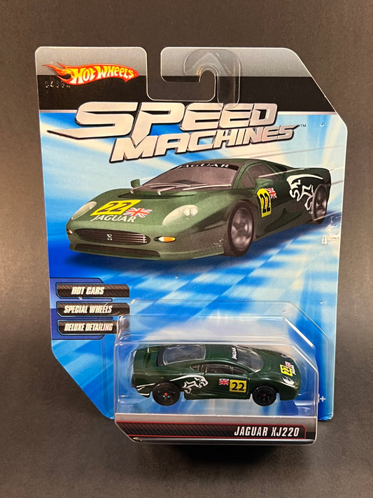 Hot Wheels 2009 Speed Machines Jaguar XJ220, Green