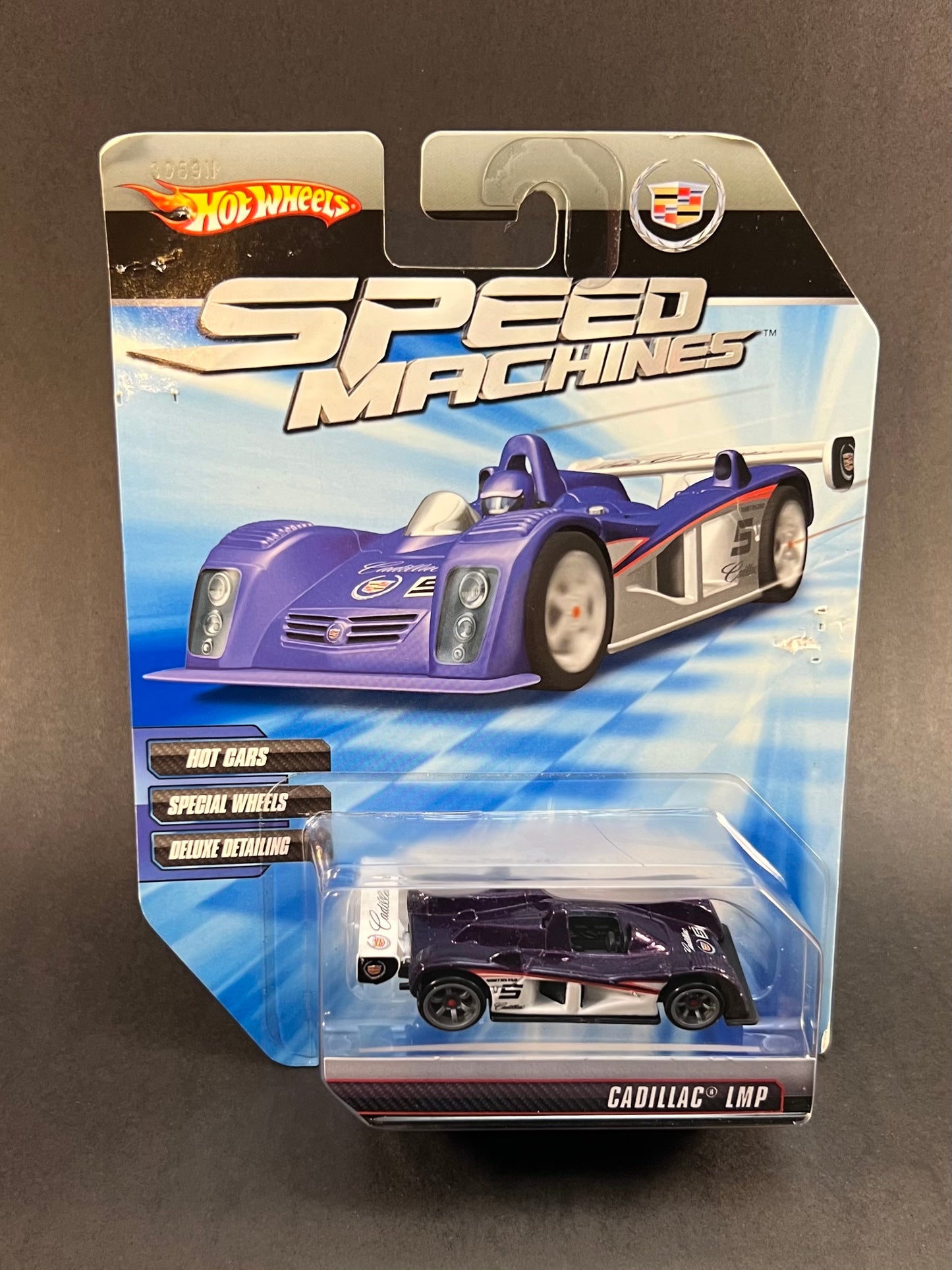 Hot Wheels 2009 Speed Machines Cadillac LMP, Purple