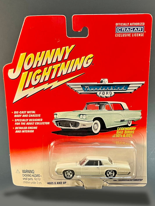 Johnny Lightning Ford Thunderbird Series 1967 Thunderbird Hardtop White 1:64