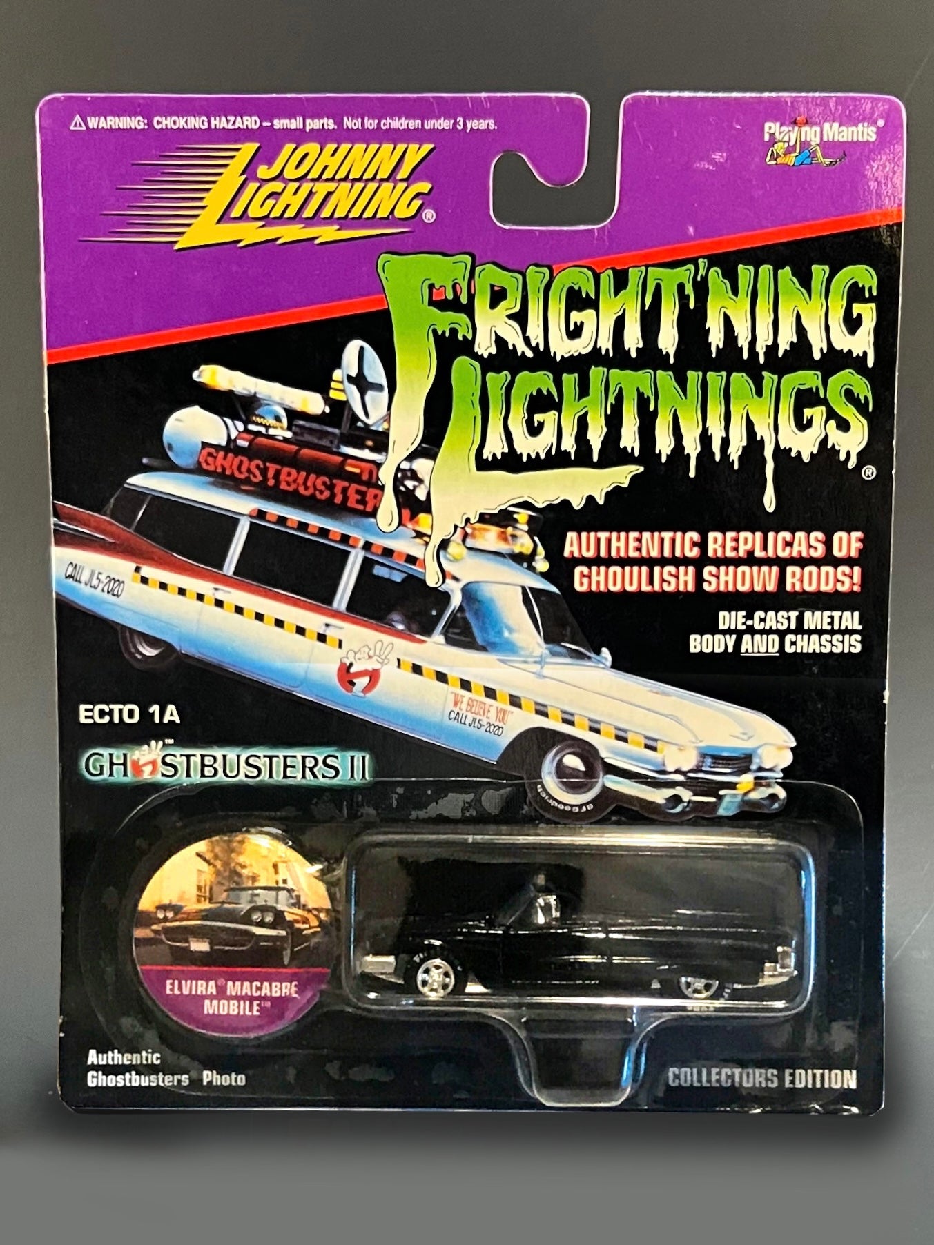 Johnny Lightning Fright'ning Lightnings Collector's Edition Elvira Macabre Mobile