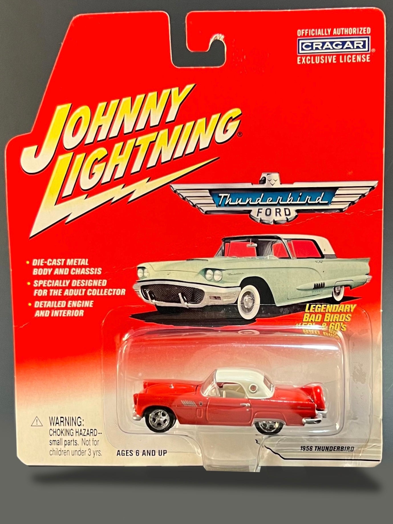 Johnny Lightning Ford Thunderbird Series 1956 Thunderbird, Red