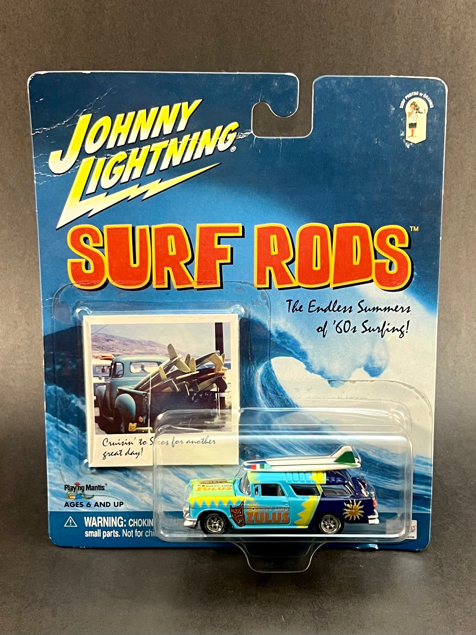 Johnny Lightning 2001 surf rods Studebaker pickup (NG82 Johnny Lightning 2001 surf rods Studebaker pickup (NG82