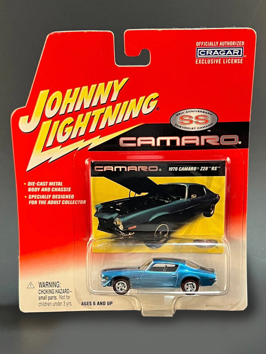 Johnny Lightning 35th Anniversary Camaro SS 1970 Camaro Z28 RS Blue 1:64