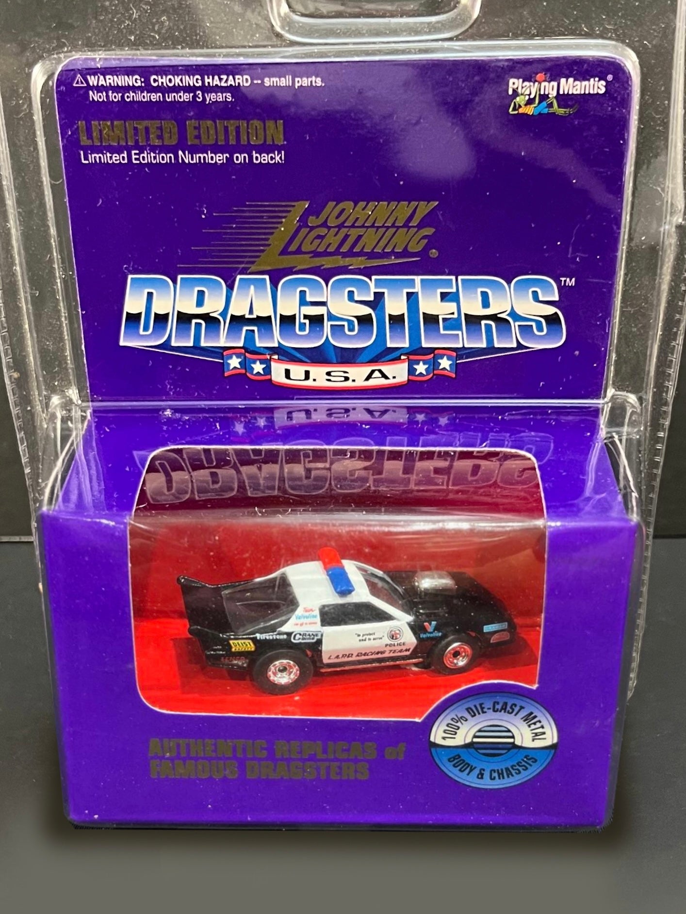 Johnny Lightning Limited Edition Dragsters USA LAPD Racing Team