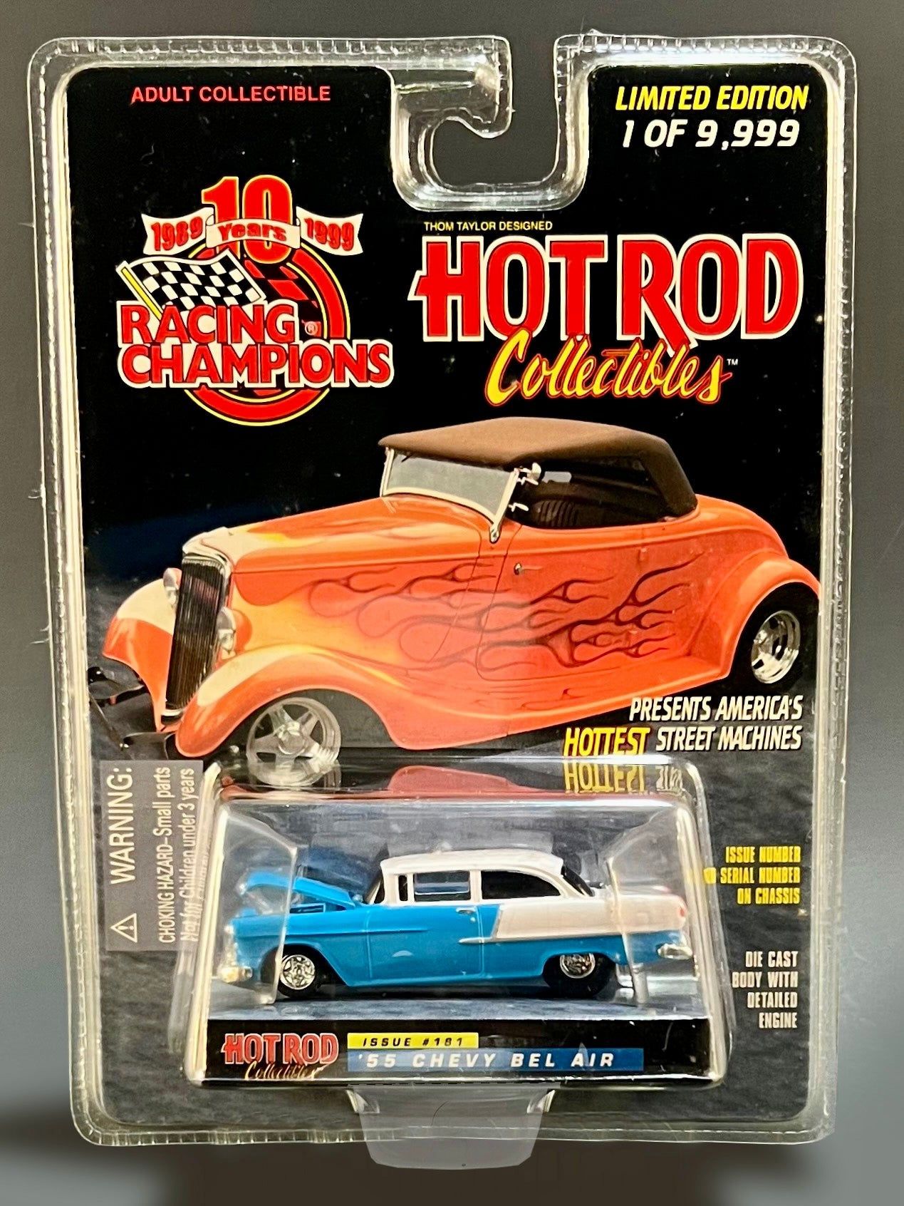 Racing Champions Hot Rod Collectibles Issue #181 '55 Chevy Bel Air