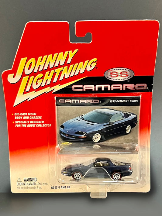 Johnny Lightning 35th Anniversary Camaro SS 1993 Camaro Coupe Blue 1:64