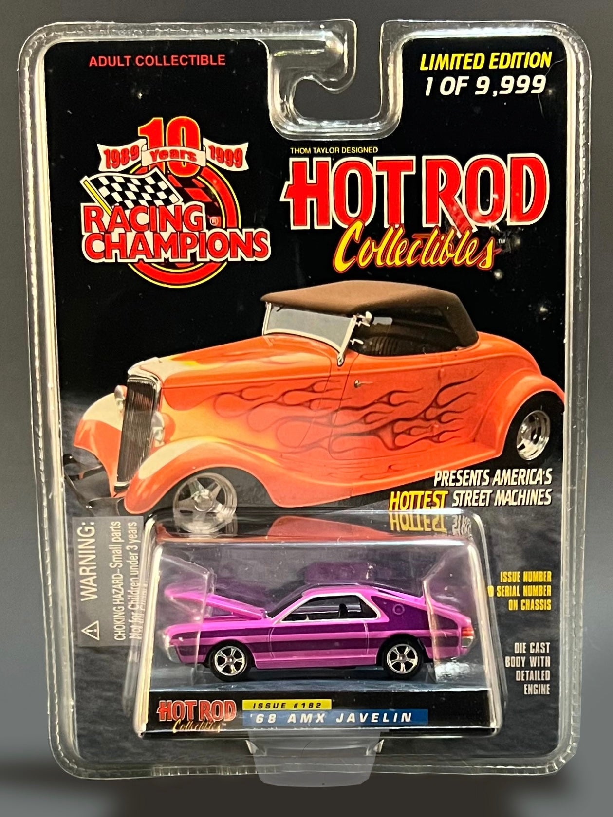 Racing Champions Hot Rod Collectibles Issue #182 '68 AMX Javelin