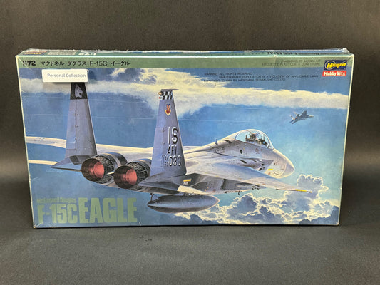 Hasegawa Model Kit K25 1:72 Scale McDonnell Douglas F-15C Eagle