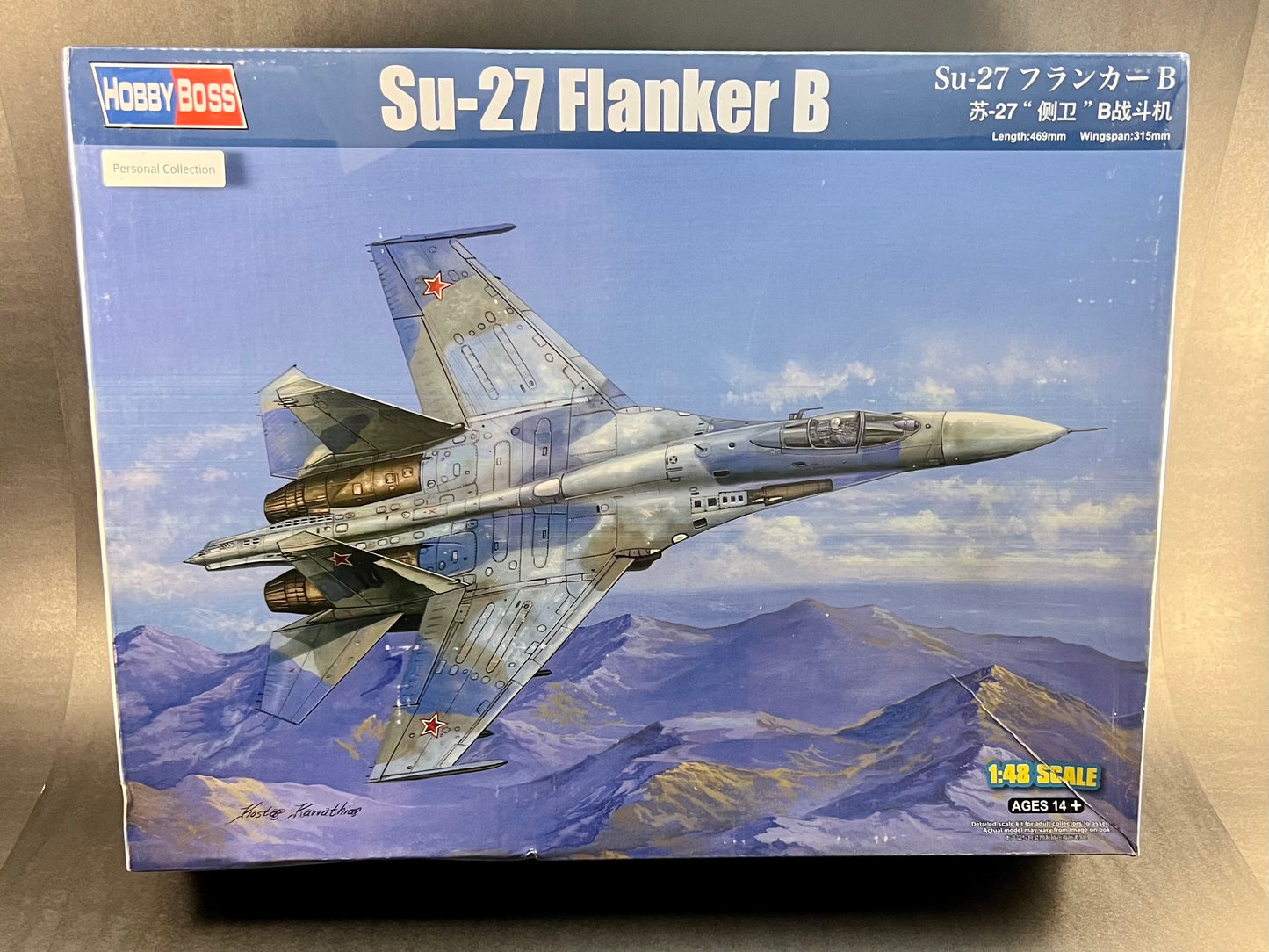 Hobby Boss Model Kit 81711 1/48 Scale SU-27 Flanker B