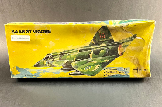 Heller Model Kit 256 1:72 Scale Saab 37 Viggen