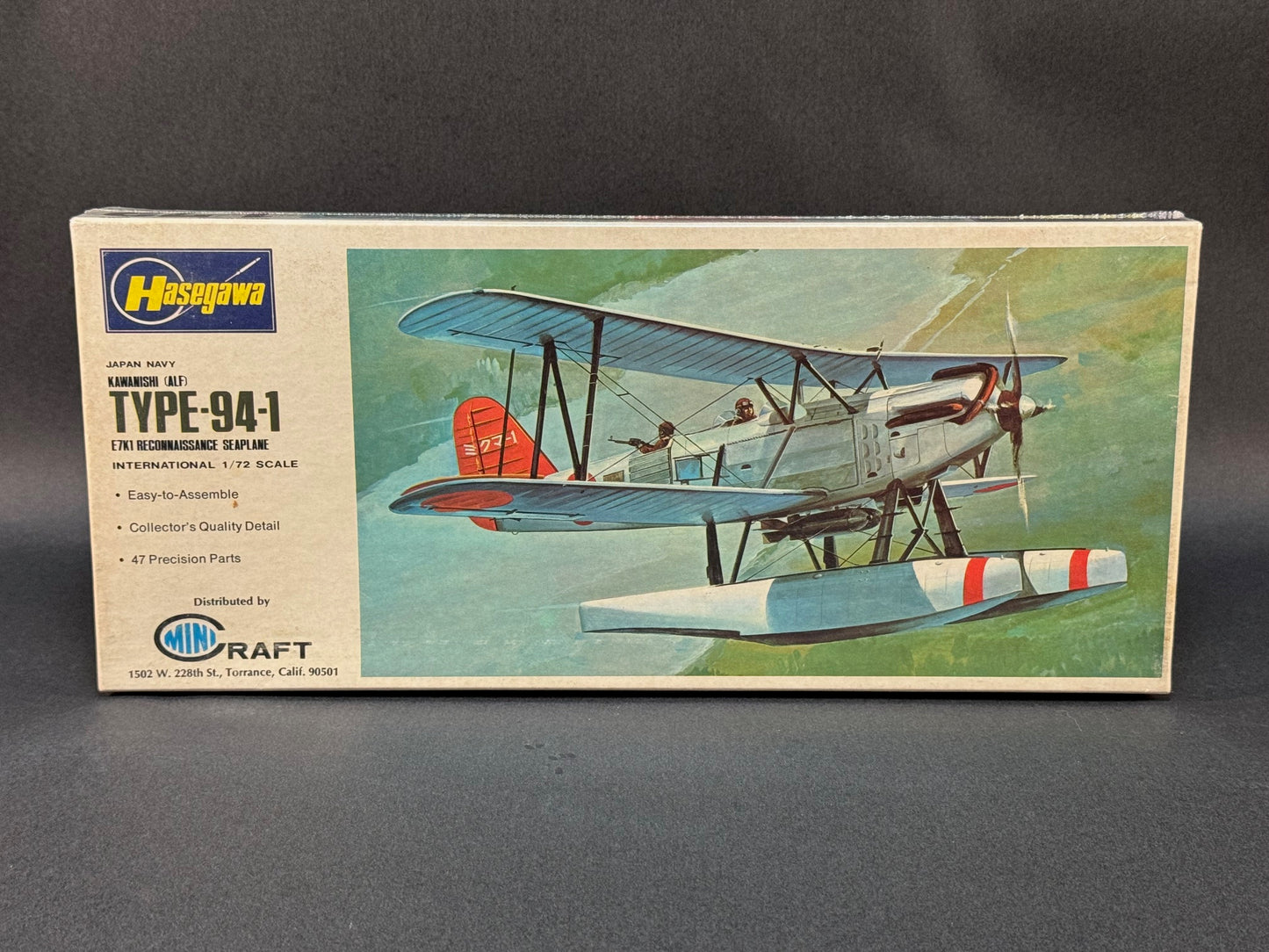 Hasegawa MiniCraft Model Kit JS-055 1:72 Scale Japan Navy Kawanishi (ALF) Type-94-1 E7K1 Reconnaissance Seaplane