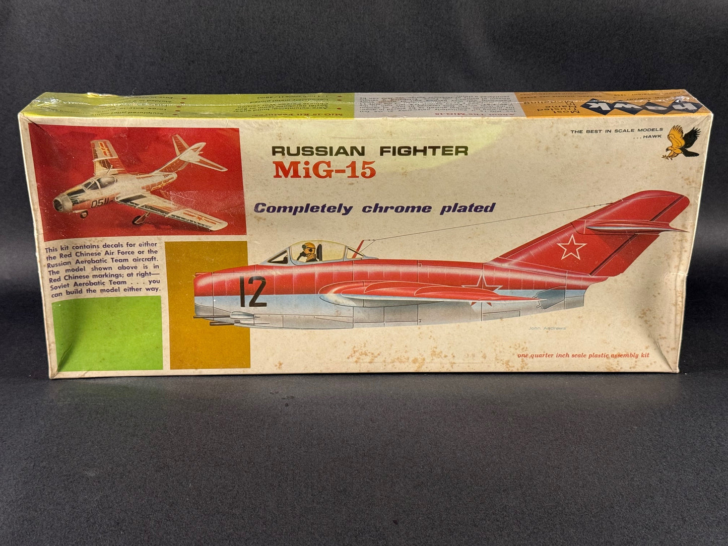 Hawk Model Kit 218-200 1/4" Scale Russian Fighter MiG-15